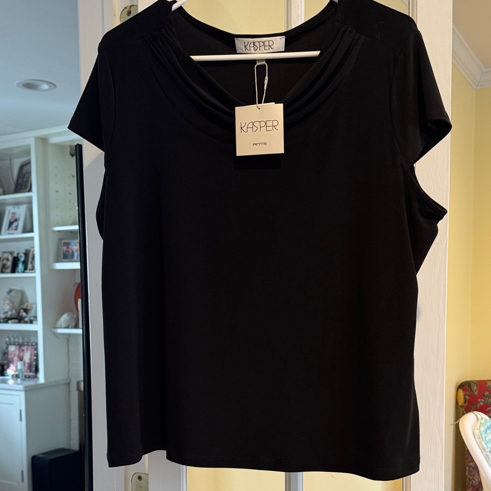 Kasper Black Retail Swing Tag with Barcode